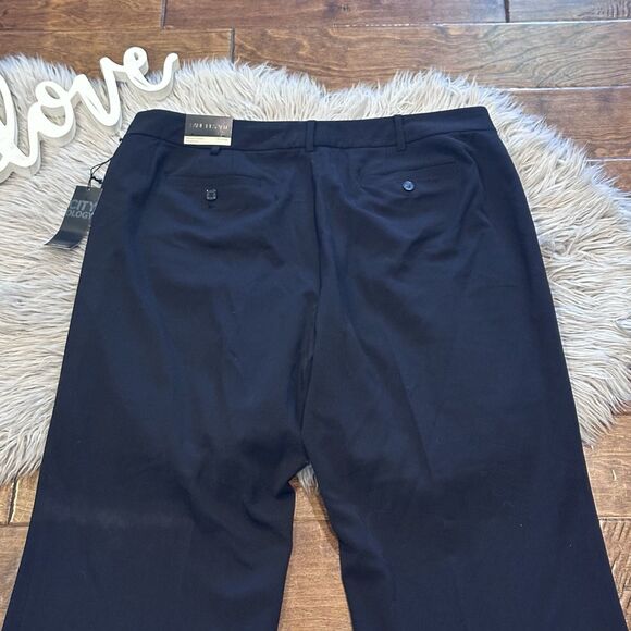 Lane Bryant Madison Trouser Size 18 Women Slacks Straight Leg Black New - Picture 9 of 9